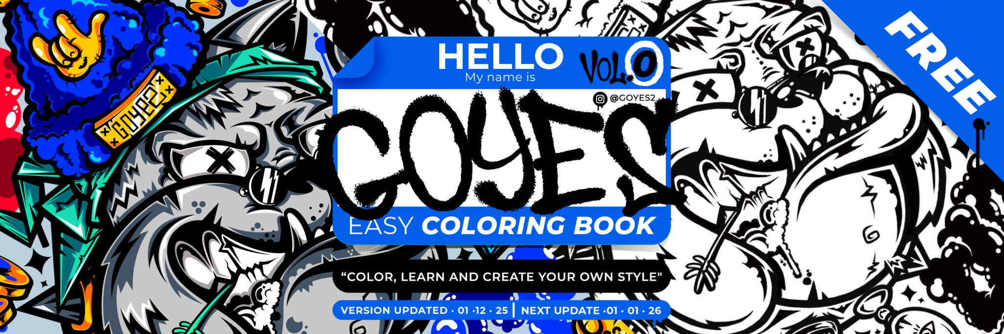1 Free Goyes2 colorink book vol1