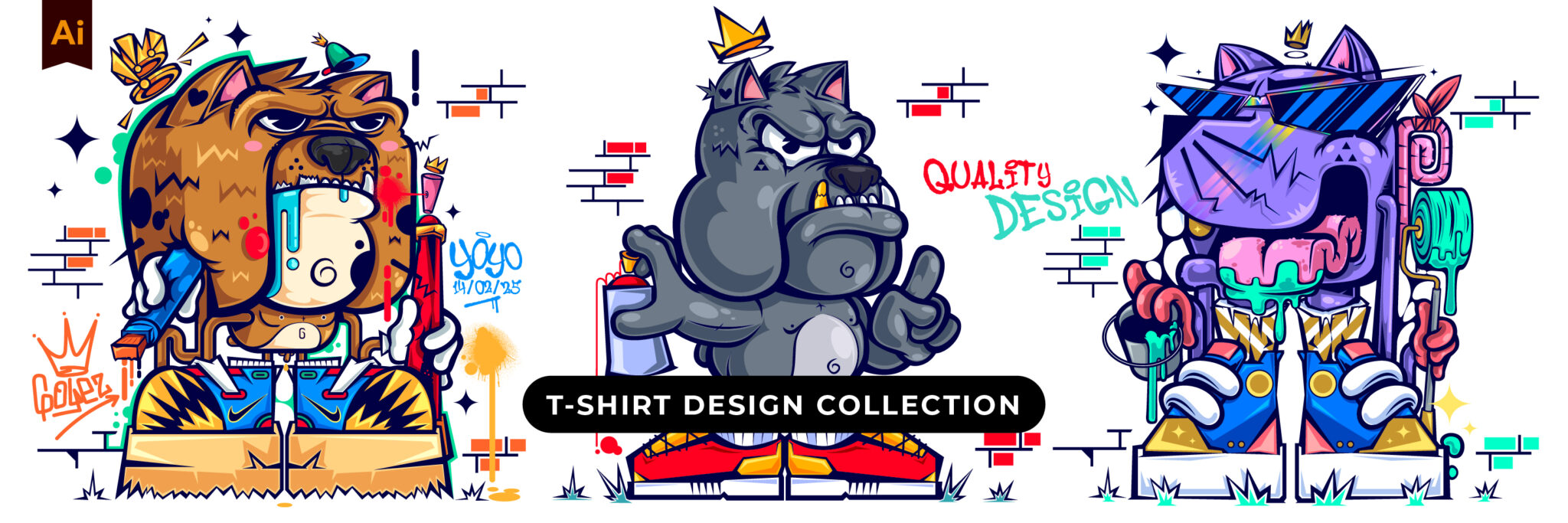 1 Goyes Tshirt desing collection