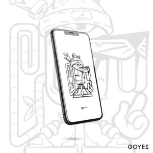 Wallpaper Rat Graffiti Style Blanck And White Model 3