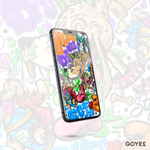 Wallpaper Hello My Dog Graffity Style