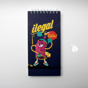 Artistic Journal Professional 150g Sketchbook 13x26 Aerosol Graffiti